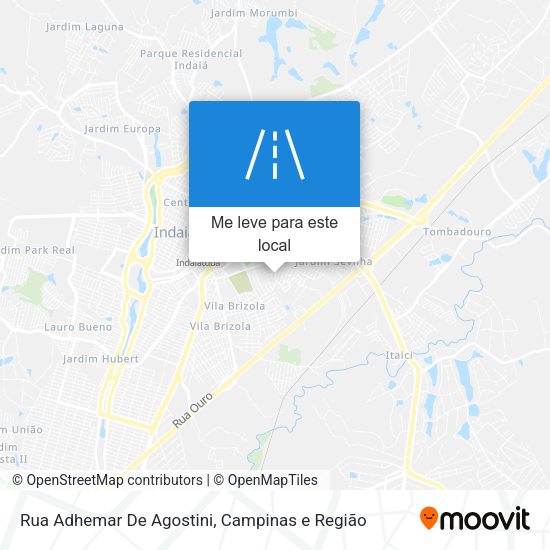 Rua Adhemar De Agostini mapa