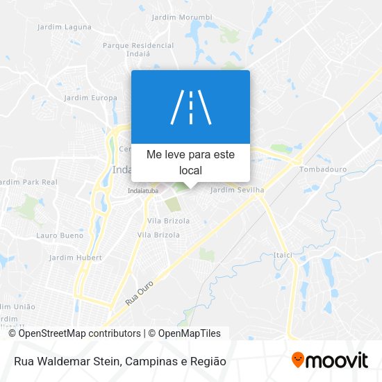 Rua Waldemar Stein mapa