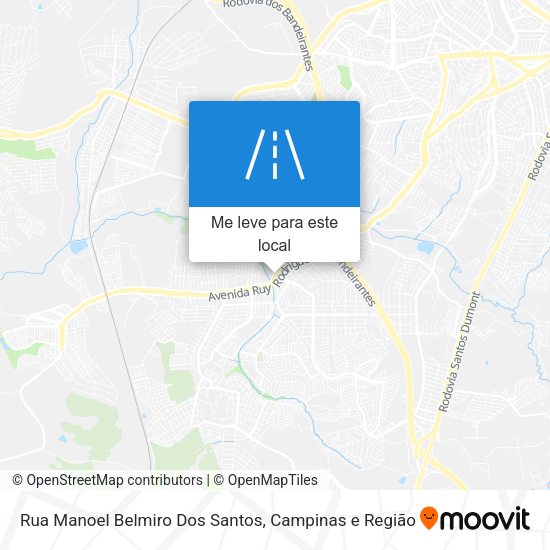 Rua Manoel Belmiro Dos Santos mapa
