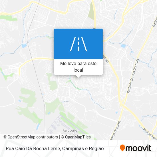 Rua Caio Da Rocha Leme mapa