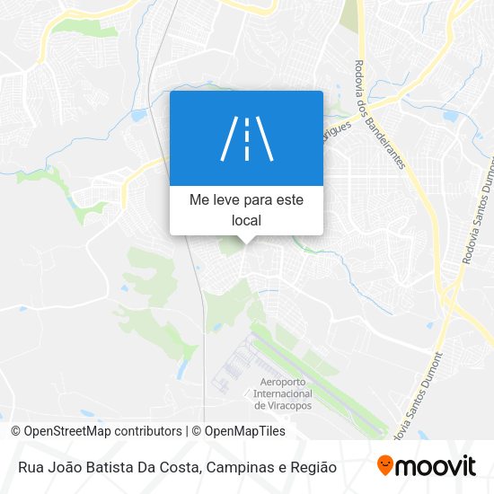 Rua João Batista Da Costa mapa