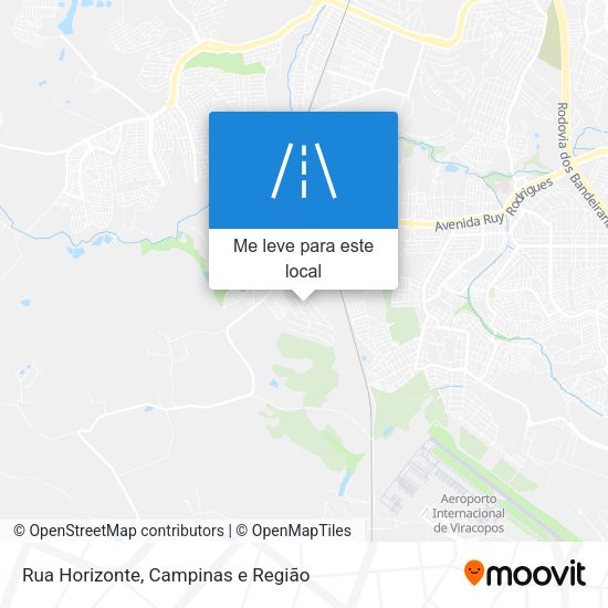 Rua Horizonte mapa