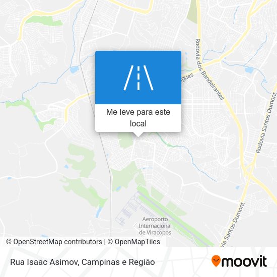 Rua Isaac Asimov mapa
