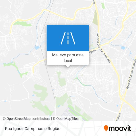 Rua Igara mapa
