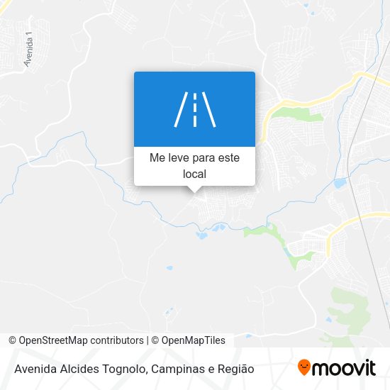 Avenida Alcides Tognolo mapa