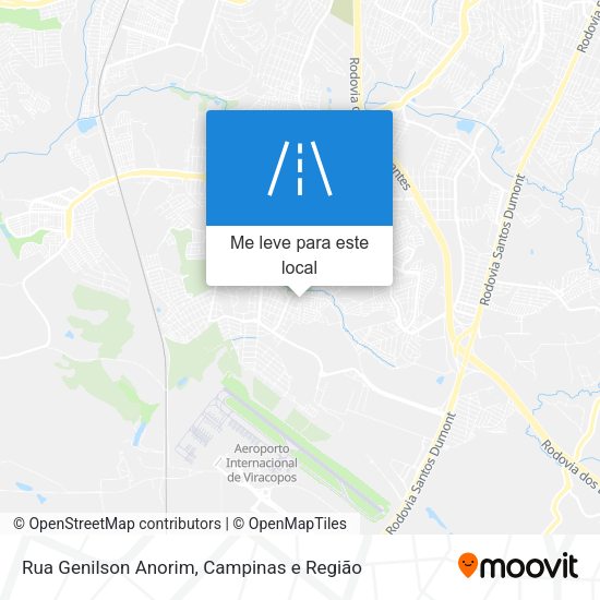 Rua Genilson Anorim mapa