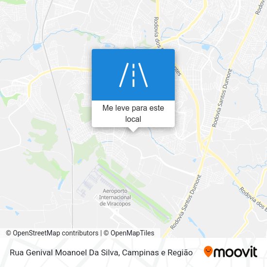 Rua Genival Moanoel Da Silva mapa
