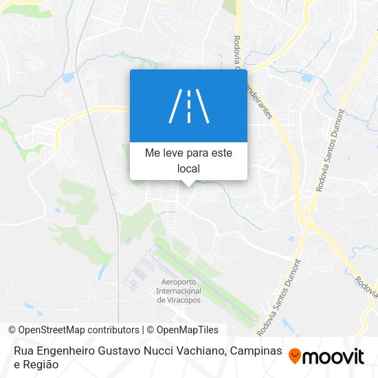 Rua Engenheiro Gustavo Nucci Vachiano mapa