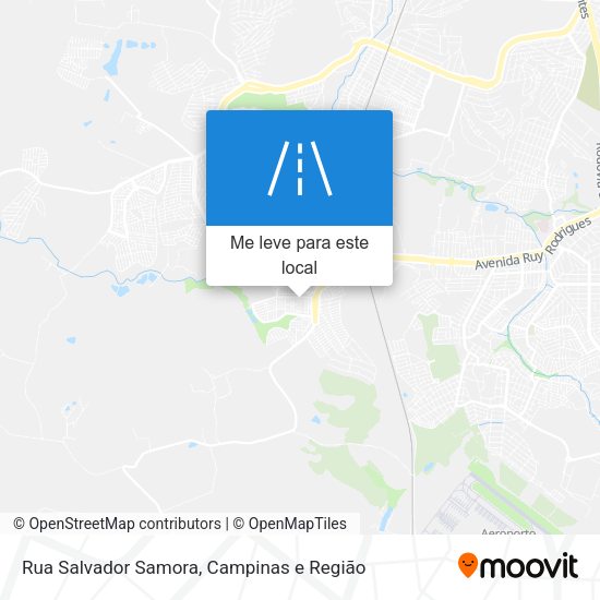 Rua Salvador Samora mapa