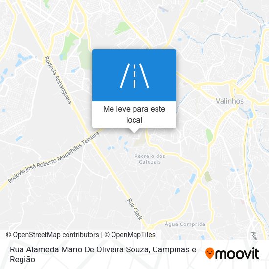 Rua Alameda Mário De Oliveira Souza mapa