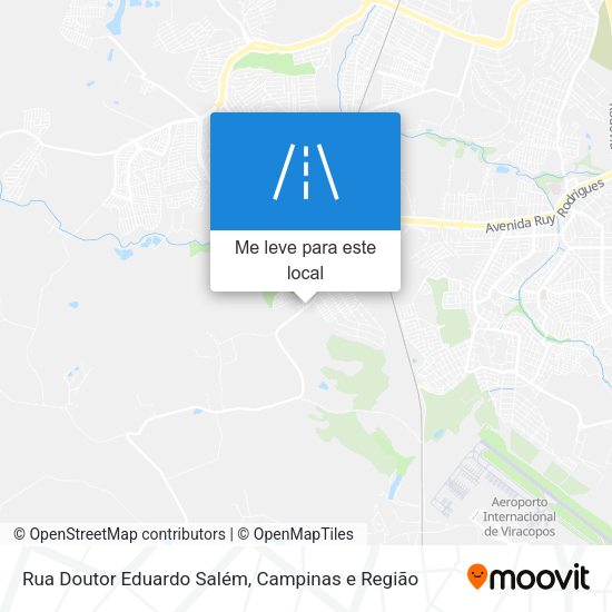 Rua Doutor Eduardo Salém mapa