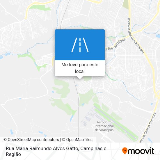 Rua Maria Raimundo Alves Gatto mapa