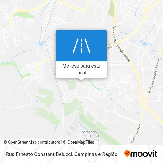 Rua Ernesto Constant Belucci mapa