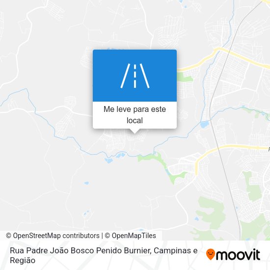 Rua Padre João Bosco Penido Burnier mapa