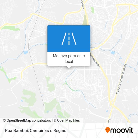 Rua Bambuí mapa