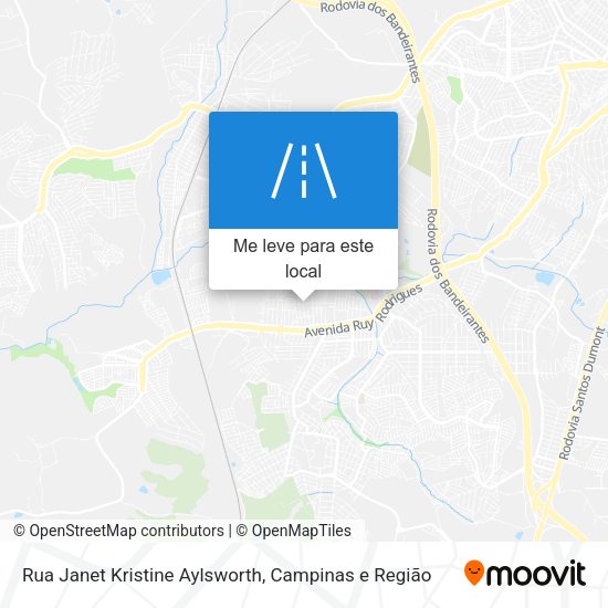 Rua Janet Kristine Aylsworth mapa