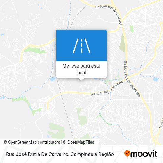 Rua José Dutra De Carvalho mapa