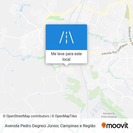 Avenida Pedro Degreci Júnior mapa