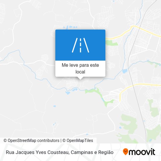 Rua Jacques Yves Cousteau mapa