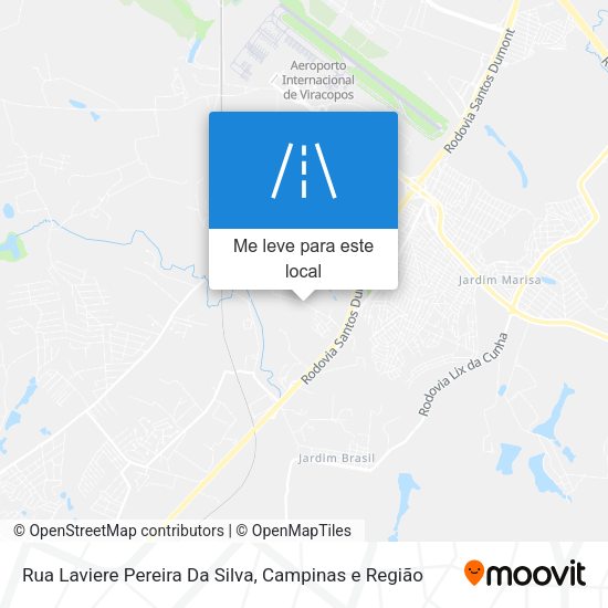 Rua Laviere Pereira Da Silva mapa