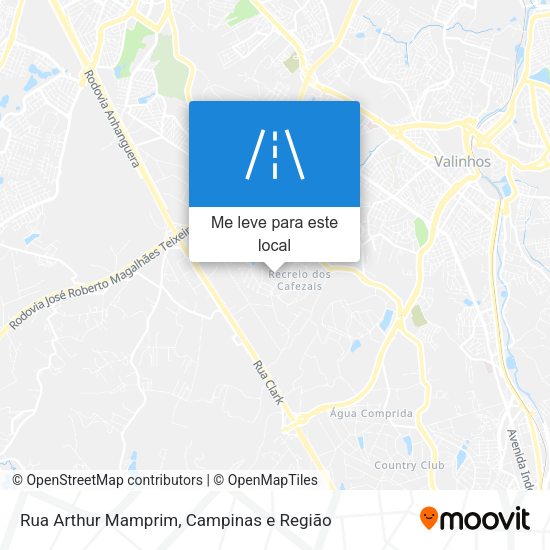Rua Arthur Mamprim mapa