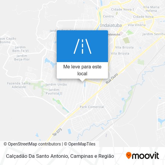 Calçadão Da Santo Antonio mapa