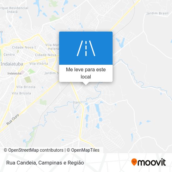 Rua Candeia mapa