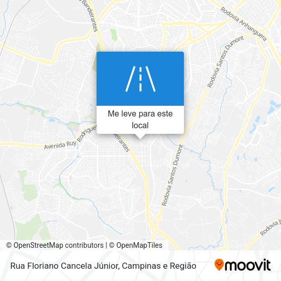 Rua Floriano Cancela Júnior mapa