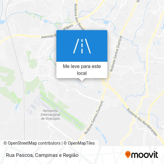 Rua Pascoa mapa