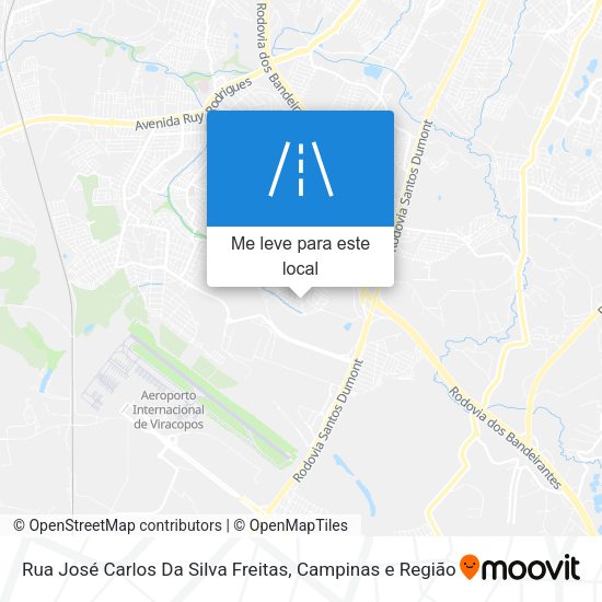 Rua José Carlos Da Silva Freitas mapa
