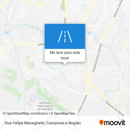Rua Felipe Meneghetti mapa