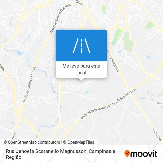 Rua Jenoefa Scaranello Magnusson mapa