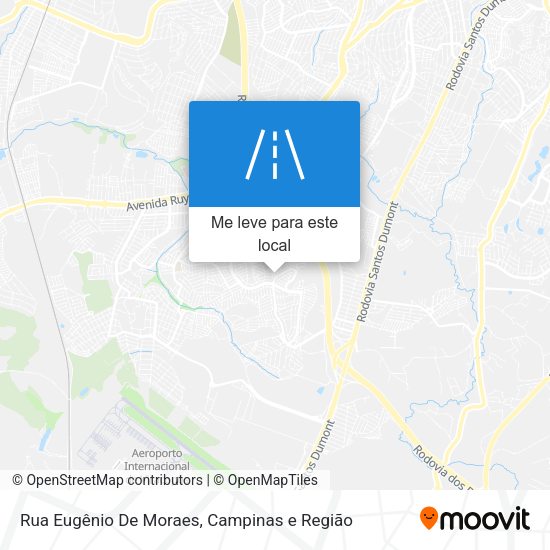 Rua Eugênio De Moraes mapa