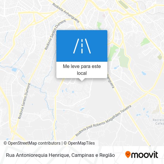 Rua Antoniorequia Henrique mapa