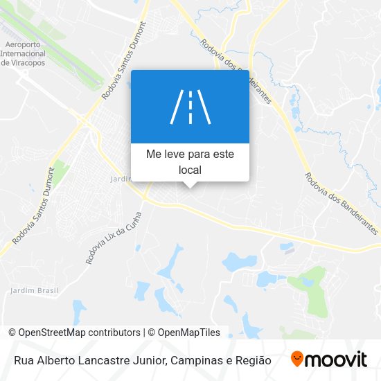 Rua Alberto Lancastre Junior mapa