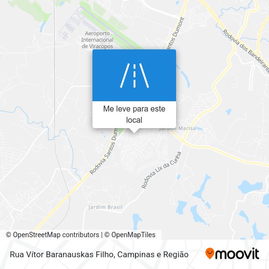 Rua Vítor Baranauskas Filho mapa