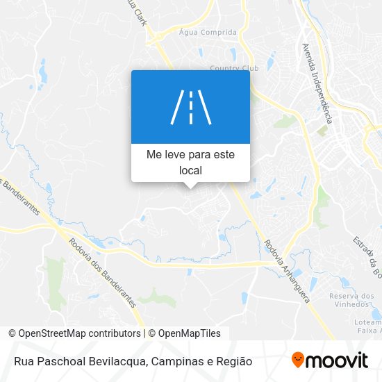 Rua Paschoal Bevilacqua mapa