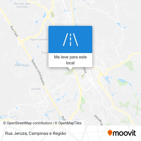 Rua Jeruza mapa