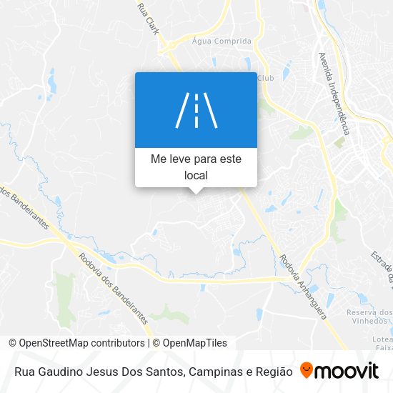 Rua Gaudino Jesus Dos Santos mapa