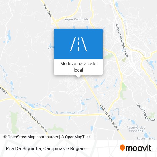 Rua Da Biquinha mapa