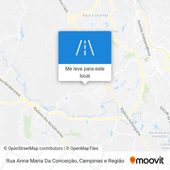 Rua Anna Maria Da Conceição mapa