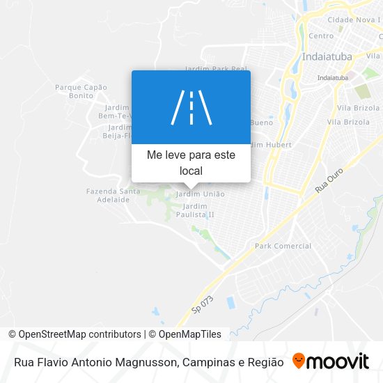Rua Flavio Antonio Magnusson mapa