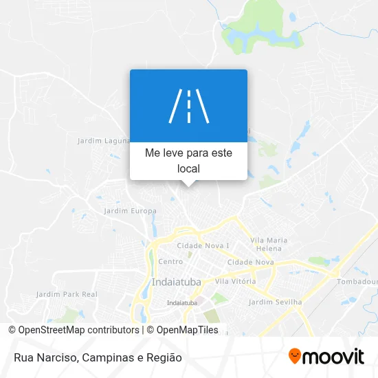 Rua Narciso mapa