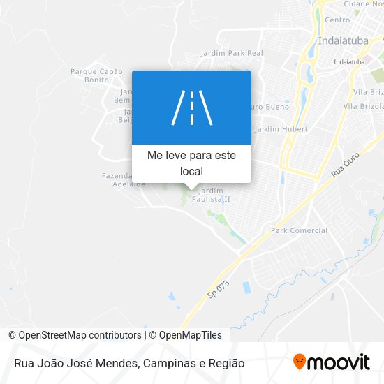 Rua João José Mendes mapa