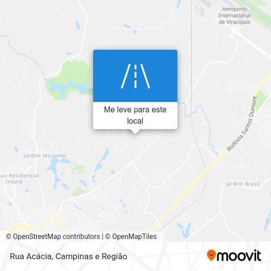 Rua Acácia mapa