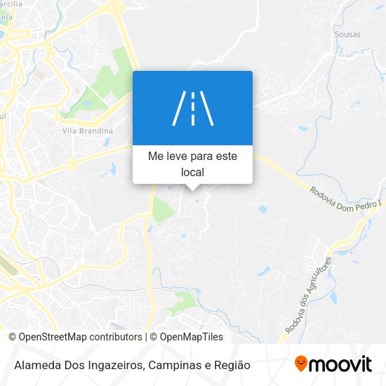 Alameda Dos Ingazeiros mapa