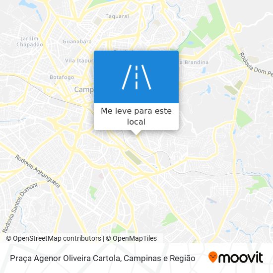 Praça Agenor Oliveira Cartola mapa