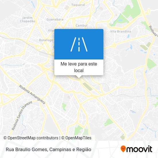 Rua Braulio Gomes mapa