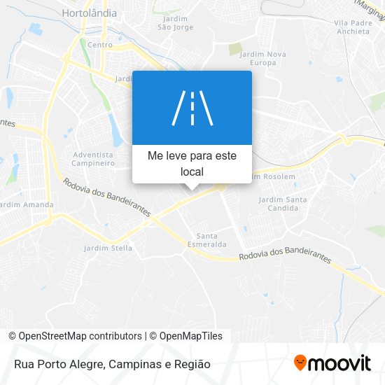 Rua Porto Alegre mapa