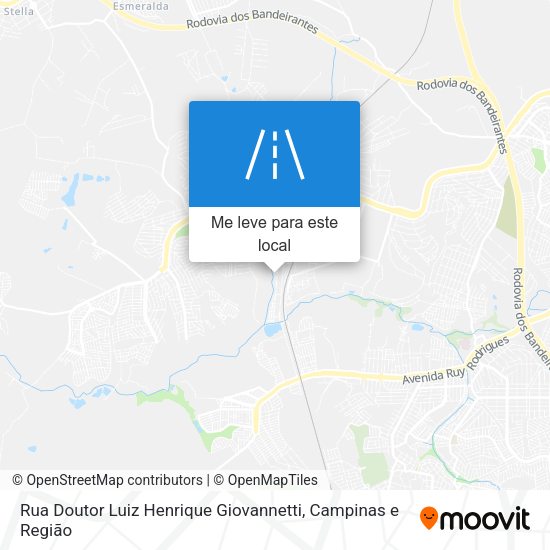 Rua Doutor Luiz Henrique Giovannetti mapa